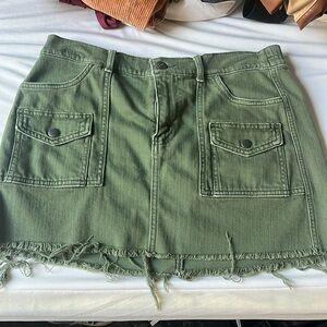Aerie Jean skirt